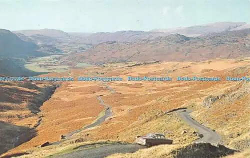 R421676 SD 627 Hardknott Pass Eine alte römische Route von Ravenglass nach Ambleside Pl