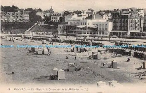 R425634 Dinard La Plage et le Casino vus de la Malouine LL 5