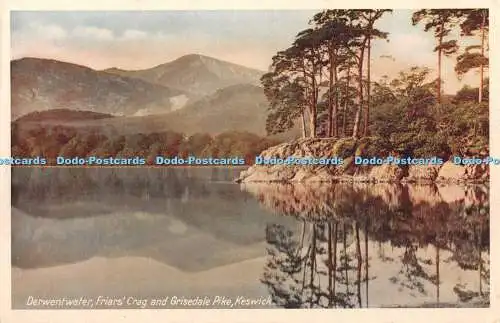 R427095 Keswick Derwentwater Friar Crag and Grisedale Pike G B Abraham Nature Co