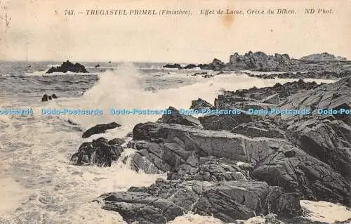 R425669 Tregastel Primel Finistere Effet de Lame Greve du Dihen ND Phot