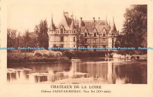 R427146 Chateaux de la Loire Chateau d Azay le Rideau Face Est Lep