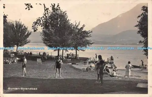 R421833 Gunten Strandbad Ansichtskartenverlag A G Bern 1928