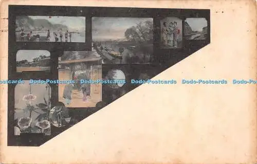 R421834 Asien Postkarte