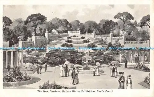 R427253 Earl Court The New Gardens Balkan States Exhibition Gale and Polden The