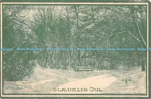 R425777 Glaedelig Jul G F Nr 520 Eneret Postkarte