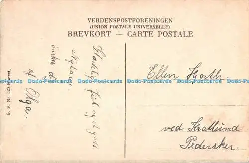 R425777 Glaedelig Jul G F Nr 520 Eneret Postkarte