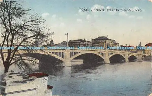 R423883 Prag Erzherz Franz Ferdinand Brucke V K K V