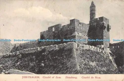 R425792 Jerusalem Citadel of Zion Zionsburg Fr Vester No 102