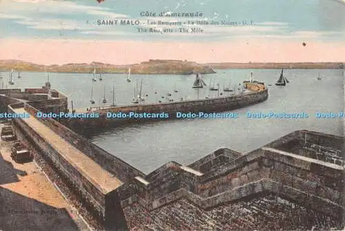 R425796 Cote d Emeraude Saint Malo The Ramparts The Mole