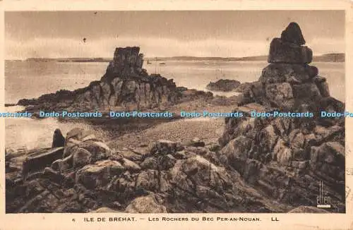 R425797 Ile de Brehat Les Rochers du Bec Per an Nouan LL 6 Levy et Neurdein Reun