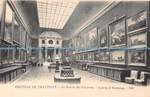 R421914 Chateau de Chantilly La Galerie des Peintures Galerie der Gemälde ND Lev