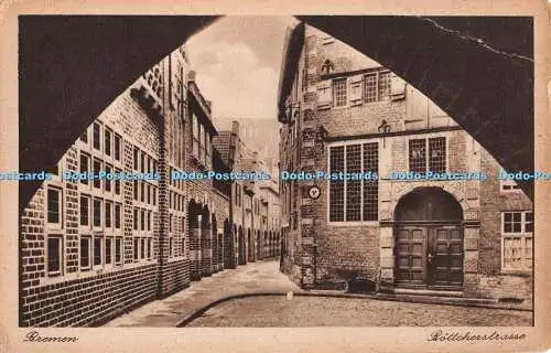 R425832 Bremen Bottcherstrasse Tiefdruck Nr 761 Alb Rosenthal
