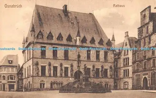 R425847 Osnabrück Rathaus Schl Sische Lichtdruck u Graph