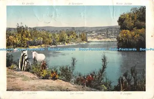 R425864 Fluss Jordan Postkarte