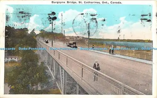 R425865 Canada Burgoyne Bridge St Catherines Ont Valentine Black 1936