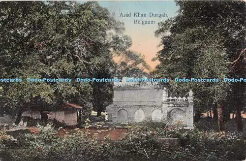 R425871 Asad Khan Durgah Belgaum S Mahadeo Postkarte