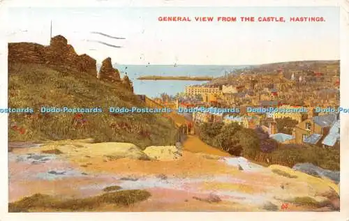 R423961 Hastings General View from the Castle British Production 1950