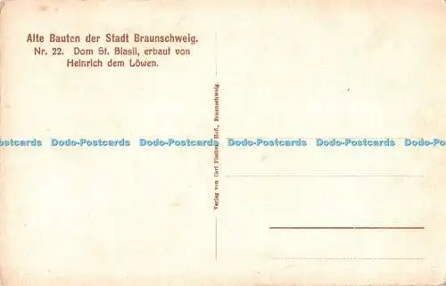 R425876 Braunschweig Dom Nordseite Carl Fischer Hofl