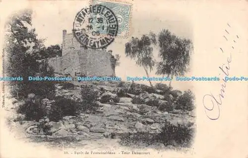 R421957 88 Foret de Fontainebleau Tour Denecourt Thibault 1906