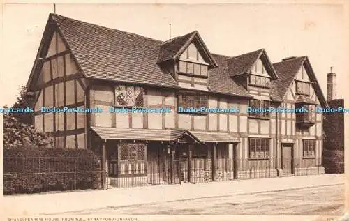 R423965 Stratford on Avon Shakespeare House from N E 1926