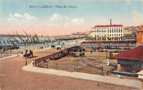 R425880 Lisboa Vista do Aterro Postkarte