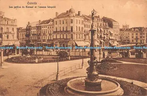 R427364 Ostende Les Jardins du Kursaal et l avenue Leopold V G