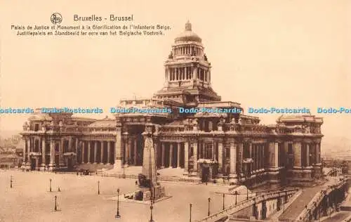 R427366 Bruxelles Palais de Justice et Monument a la Glorification de l infanter