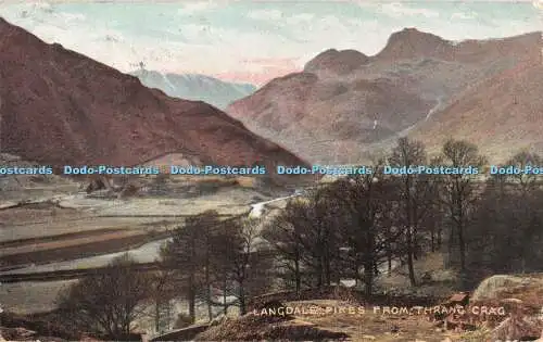 R425894 Langdale Pikes From Thrang Crag The National Series 1905