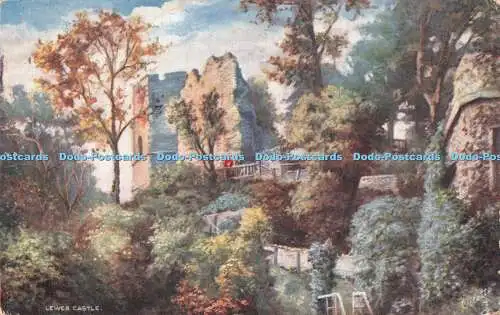 R423984 Lewes Castle Tuck Oilette Postkarte 7241 1906