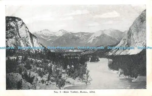 R425899 Alta Bow Valley Banff Novelty Mfg and Art No 1