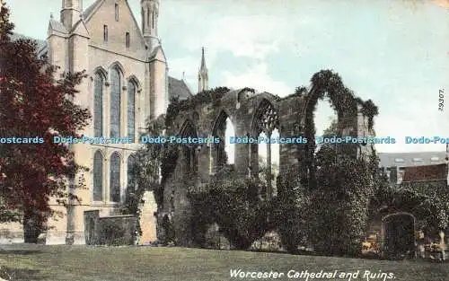 R423986 Worcester Cathedral and Ruins F Frith 1909