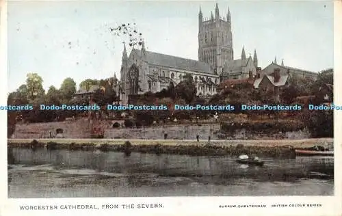 R423987 Worcester Cathedral From the Severn Burrow Cheltenham British Colour Ser