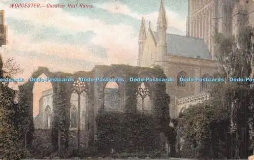 R423990 Worcester Gusten Hall Ruins Stevens Serie 1905