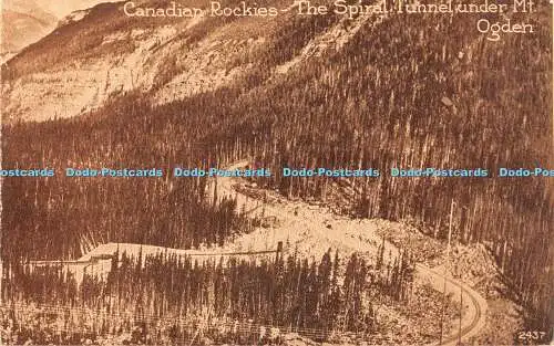 R425905 Kanadische Rocky Mountains Der Spiraltunnel unter dem Berg Ogden Pacific Publishing Emp