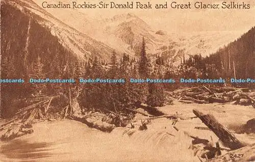 R425906 Canadian Rockies Sir Donald Peak and Great Glacier Selkirks Pacific Publ