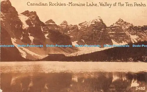 R425908 Canadian Rockies Moraine Lake Valley of the Ten Peaks Pacific Publishing