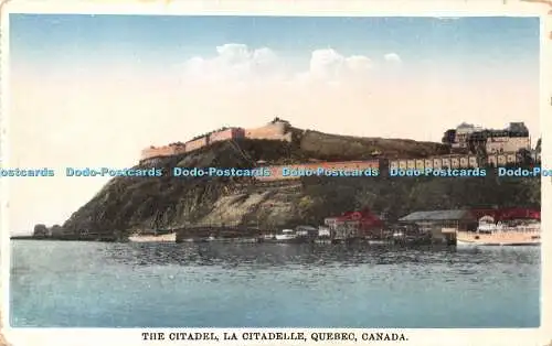 R421989 The Citadel La Citadelle Quebec Canada Librairie Garneau Ltee