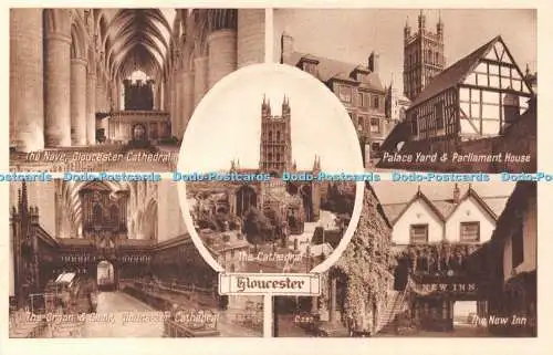 R423995 Gloucester The Cathedral The Nave The Organ and Choir Photo Precision En