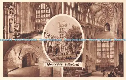 R423998 Gloucester Cathedral Photo Precision English Series Multi View