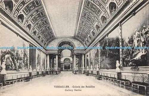 R425947 Versailles Galerie Schlachten Cosse Postkarte