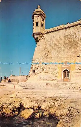 R422046 CLM 94 Malta Senglea Point The Cathedral Library Sliema Plastichrome Ser