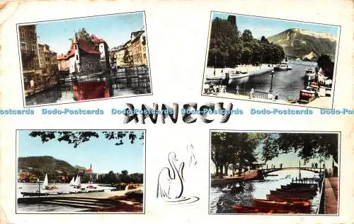 R424046 Annecy Le Palais de l Isle le Port la Baie d Albigny le Pont des Amours