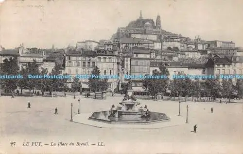 R424056 Le Puy La Place du Breuil LL 27 1914