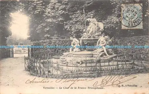 R424074 Versailles Le Char de la France Triomphante A B 1905