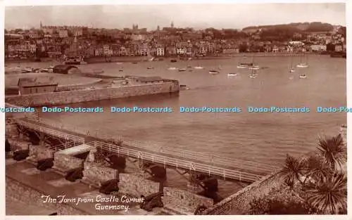 R427546 The Town from Castle Cornet Guernsey The Guernsey Press RP 1947