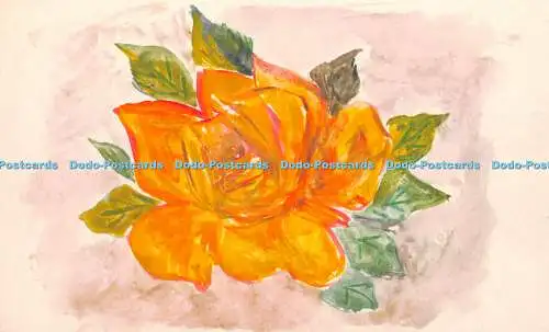 R427587 Rose Gemälde Postkarte