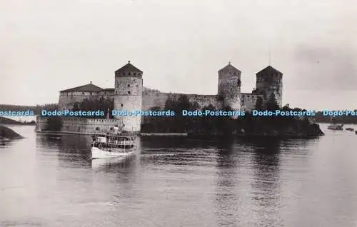 R424286 Unbekannte Burg auf der Insel Postkarte
