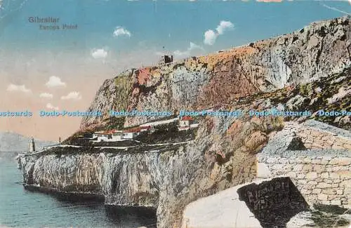 R426220 Gibraltar Europa Point V B Cumbo 1928