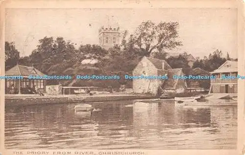 R426274 Christchurch The Priory from River Hants