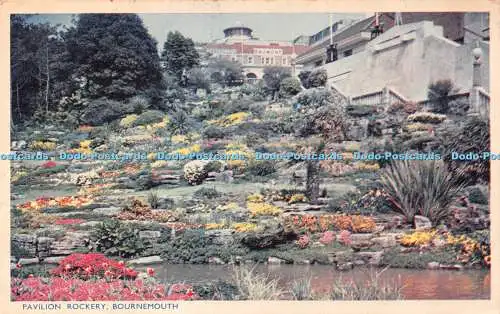 R422372 Pavilion Rockery Bournemouth Sunny South Serie Dearden and Wade 1954
